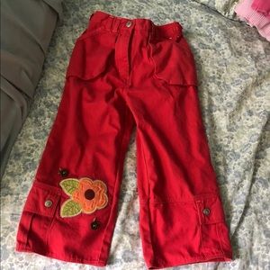 Gymboree 4T floral pants